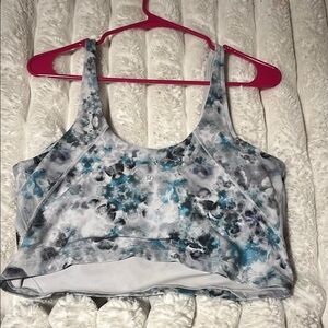 Lululemon Athletica Blue and Gray Sports Bra
